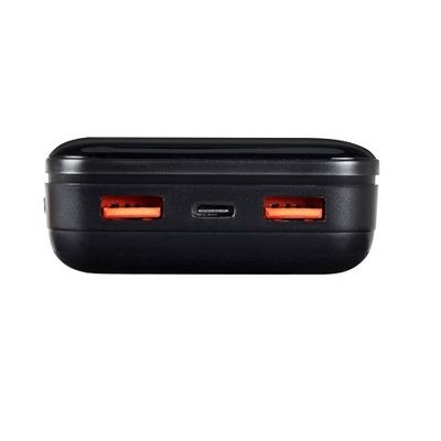 RIVACASE VA2580 (20 000mAh), QC/PD 20W внешний аккумулятор с дисплеем, черный /24