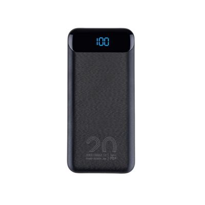 RIVACASE VA2580 (20 000mAh), QC/PD 20W внешний аккумулятор с дисплеем, черный /24