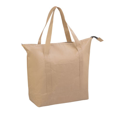 Сумка-холодильник "Craft big" из бумаги , цвет натуральный