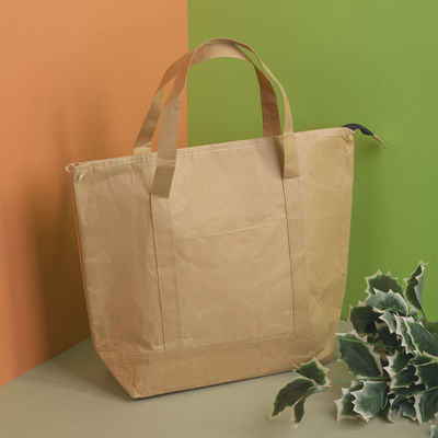 Сумка-холодильник "Craft big" из бумаги , цвет натуральный