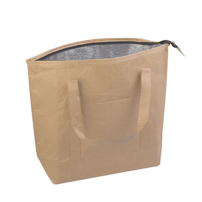 Сумка-холодильник "Craft big" из бумаги , цвет натуральный