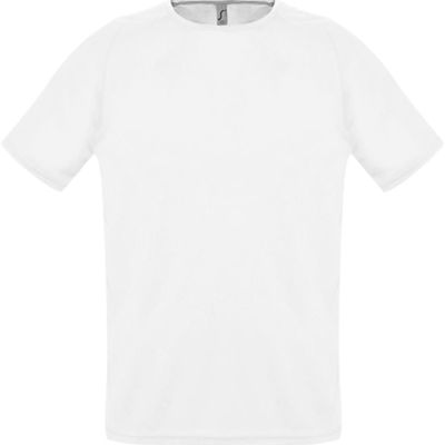 Футболка унисекс Sporty 140 белая, размер L
