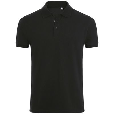 Рубашка поло мужская Phoenix Men черная, размер 3XL