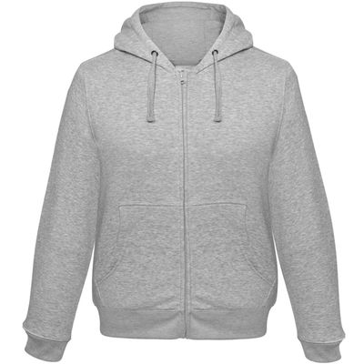 Толстовка мужская Hooded Full Zip серый меланж, размер L