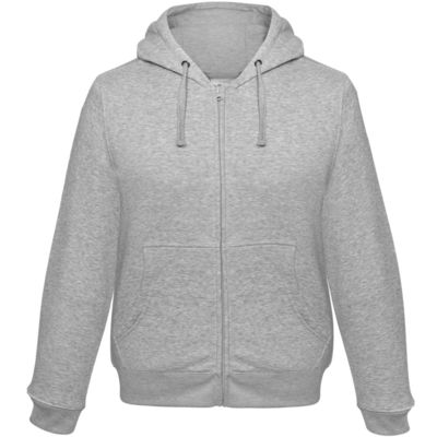 Толстовка мужская Hooded Full Zip серый меланж, размер L