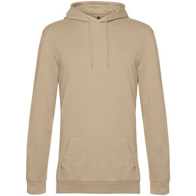 Толстовка с капюшоном унисекс Hoodie, бежевая, размер XL