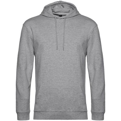 Толстовка с капюшоном унисекс Hoodie, серый меланж, размер XL