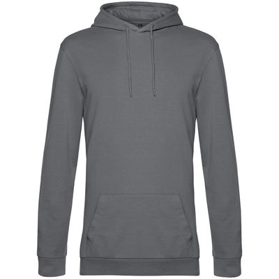 Толстовка с капюшоном унисекс Hoodie, серая (стальная), размер XS