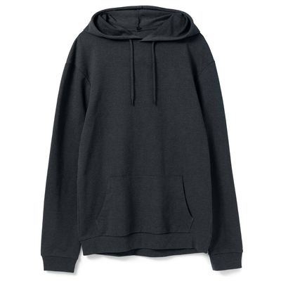 Толстовка с капюшоном унисекс Hoodie, темно-серая, размер 5XL