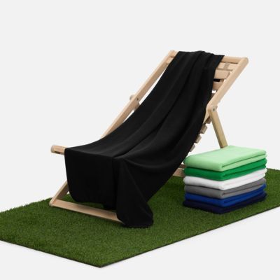 Флисовый плед Warm&Peace XL, черный