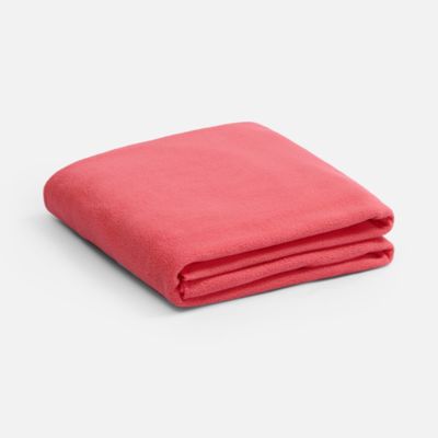 Флисовый плед Warm&Peace XL, розовый (коралловый)