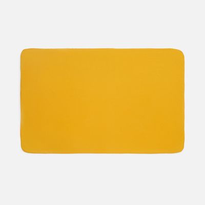 Флисовый плед Warm&Peace XL, желтый