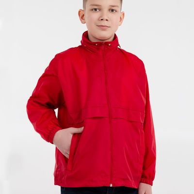 Ветровка детская Surf Kids 210, красная