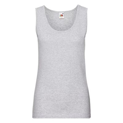 Майка женская "Lady-Fit Valueweight Vest", серо-лиловый_L, 97% хлопок,3%полиэстер, 165 г/м2