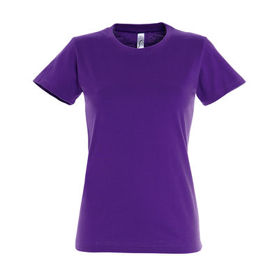 Футболка женская IMPERIAL WOMEN, фиолетовый_2XL, 100% х/б, 190 г/м2