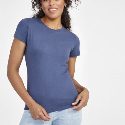 Футболка женская Imperial Women 190, синяя (джинс)