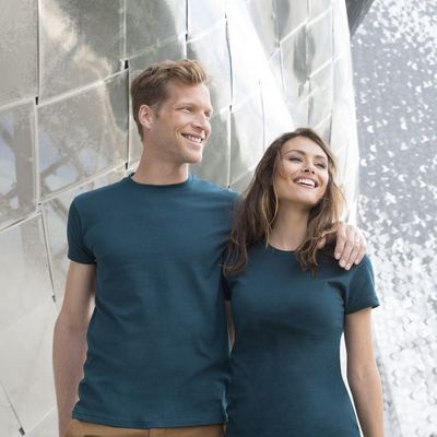 Футболка женская Imperial Women 190, синяя (джинс)