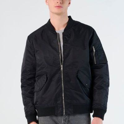 Куртка бомбер унисекс Rebel, коричневая