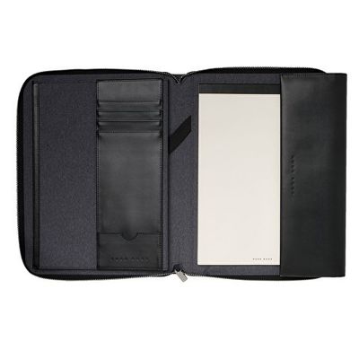 Папка для конференций А4 Advance. Hugo Boss, серый/черный
