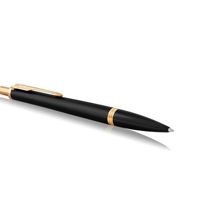 Ручка шариковая Parker Urban Core Muted Black GT, черный/золотистый