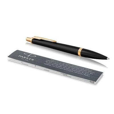 Ручка шариковая Parker Urban Core Muted Black GT, черный/золотистый