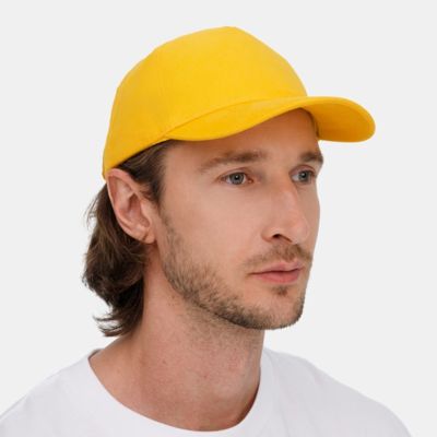 Бейсболка Long Beach, желтая