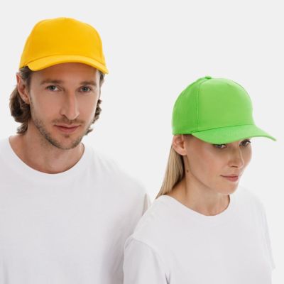 Бейсболка Long Beach, желтая