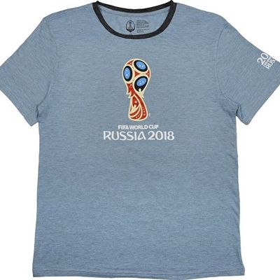 Футболка 2018 FIFA World Cup Russia™ мужская, голубой/черный