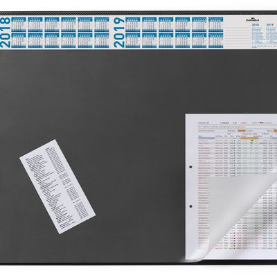 720401 Настольное покрытие с календарем Desk Mat with calendar 65х52см черное