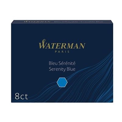Чернила в картридже Waterman Ink cartridge Standard Blue (в упаковке 8 картриджей)