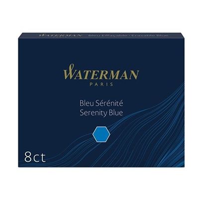 Чернила в картридже Waterman Ink cartridge Standard Blue (в упаковке 8 картриджей)