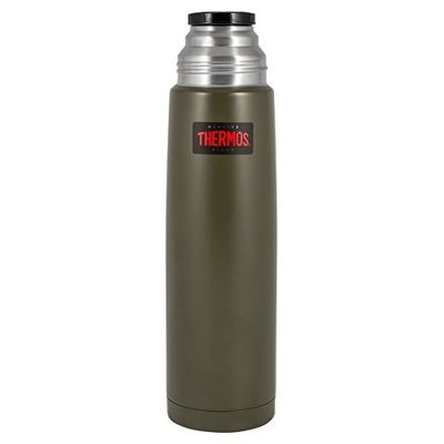 Термос из нерж. стали тм THERMOS FBB-1000AG 1L, зеленый