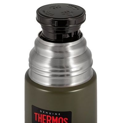 Термос из нерж. стали тм THERMOS FBB-1000AG 1L, зеленый