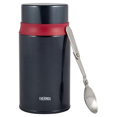 Термос из нерж.стали в комплекте с ложкой тм THERMOS TCLD-720S, синий