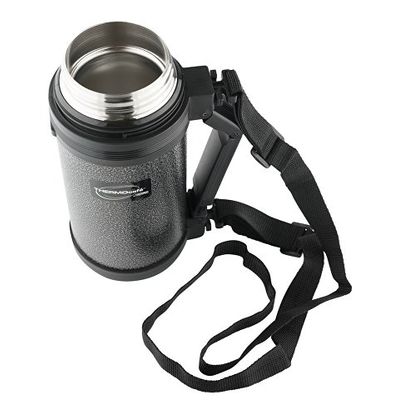 Термос из нерж. стали тм ThermoCafe HAMMP-1200-HT, 1.2L, серый