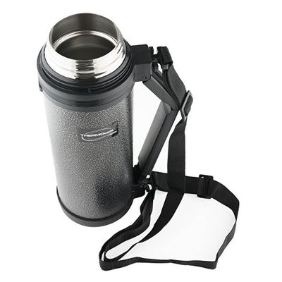 Термос из нерж. стали тм ThermoCafe HAMMP-1800-HT, 1.8L, серый