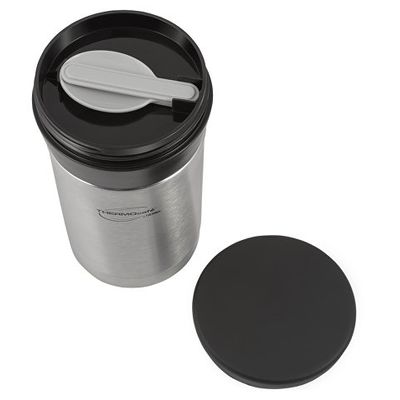 Термос из нерж. стали для еды тм ThermoCafe DFJ-500 food flask, 0.5L, металлический