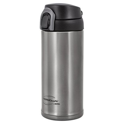 Термос из нерж. стали тм ThermoCafe TC-350T (Dark Grey), 0.35L, серый