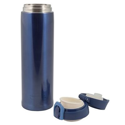 Термос из нерж. стали тм ThermoCafe ТС-600T (Blue), 0.6L, синий