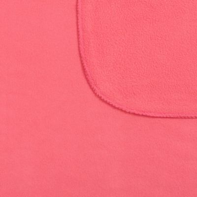 Флисовый плед Warm&Peace, розовый (коралловый)