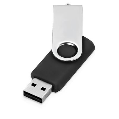 Флеш-карта USB 2.0 8 Gb Квебек, черный