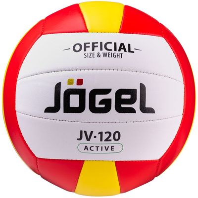 Волейбольный мяч Active, красный с желтым