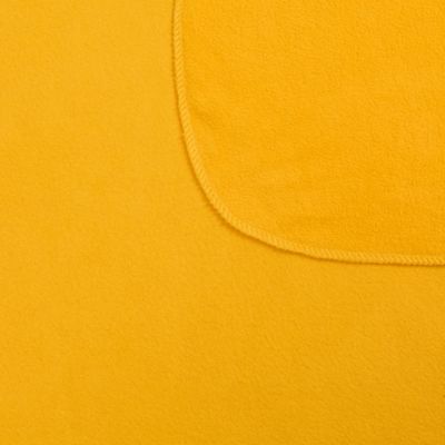 Флисовый плед Warm&Peace, желтый