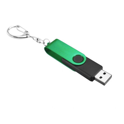 Флешка Twist Color 16 Гб , зеленая