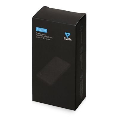 Внешний аккумулятор Evolt Mini-5, 5000 mAh, серый