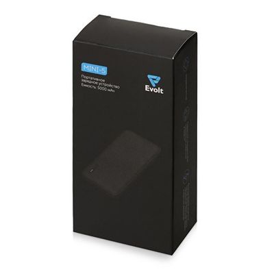 Внешний аккумулятор Evolt Mini-5, 5000 mAh, белый