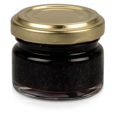 Подарочный набор Варенье в домике, варенье из черной смородины 25 мл