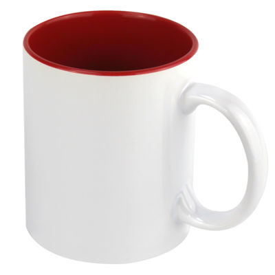 Кружка керамическая Честер, сублимация, красная