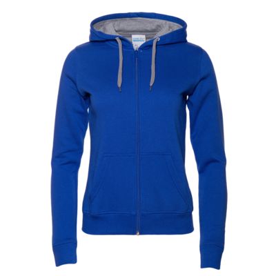 Толстовка, Толстовка женская STAN с капюшоном на молнии футер с начёсом 280, 17W, цвет Синий, размер 50/XL