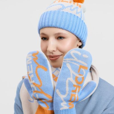Варежки на заказ Mani, полушерсть